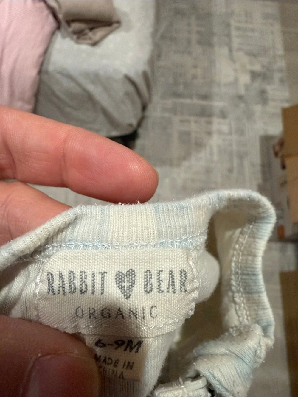 Organic cotton checkered Piece Footed Pajamas